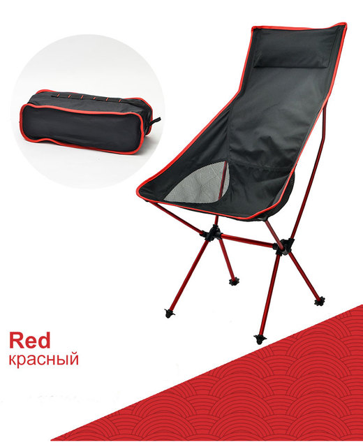 Składane krzesło ultralight dla podróżników, kempingu, pikników - Outdoor Portable Camping BBQ Beach Seat - Wianko - 30