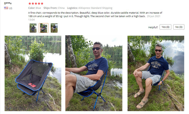 Składane krzesło ultralight dla podróżników, kempingu, pikników - Outdoor Portable Camping BBQ Beach Seat - Wianko - 2