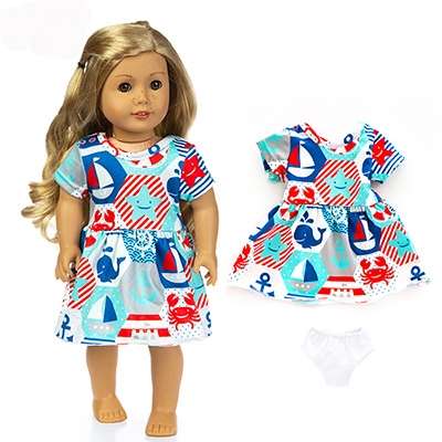 Lalka sukienka rozrywka do American Girl 18 cali, pasuje również do lalki Alexander - najlepszy prezent dla dzieci - Wianko - 4