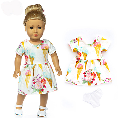 Lalka sukienka rozrywka do American Girl 18 cali, pasuje również do lalki Alexander - najlepszy prezent dla dzieci - Wianko - 2