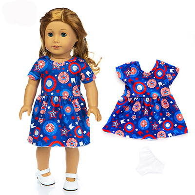 Lalka sukienka rozrywka do American Girl 18 cali, pasuje również do lalki Alexander - najlepszy prezent dla dzieci - Wianko - 5