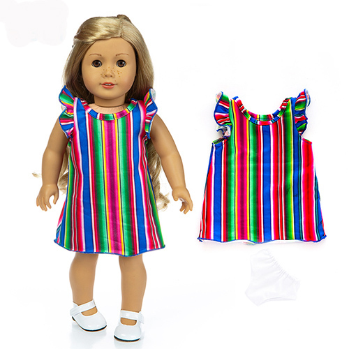 Lalka sukienka rozrywka do American Girl 18 cali, pasuje również do lalki Alexander - najlepszy prezent dla dzieci - Wianko - 6