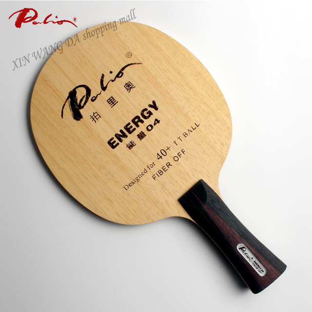 Rakieta do tenisa stołowego Palio Energy 04 - specjalne ostrze na 40+ z nowym materiałem, pętla i szybki atak - 9ply - Wianko - 1