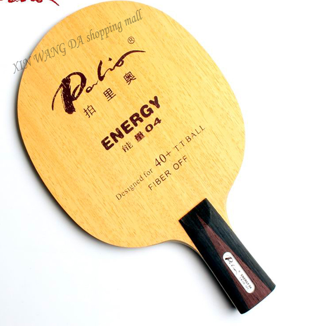 Rakieta do tenisa stołowego Palio Energy 04 - specjalne ostrze na 40+ z nowym materiałem, pętla i szybki atak - 9ply - Wianko - 8