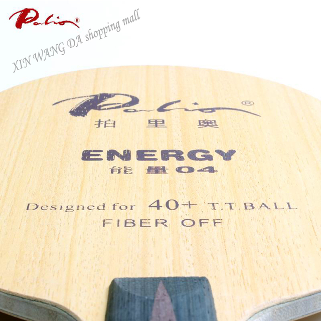 Rakieta do tenisa stołowego Palio Energy 04 - specjalne ostrze na 40+ z nowym materiałem, pętla i szybki atak - 9ply - Wianko - 11