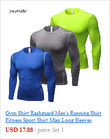 Męska koszulka do biegania z pełnym rękawem - Siłownia Rashguard, kompresja, Fitness Tight, trening sportowy - Wianko - 3