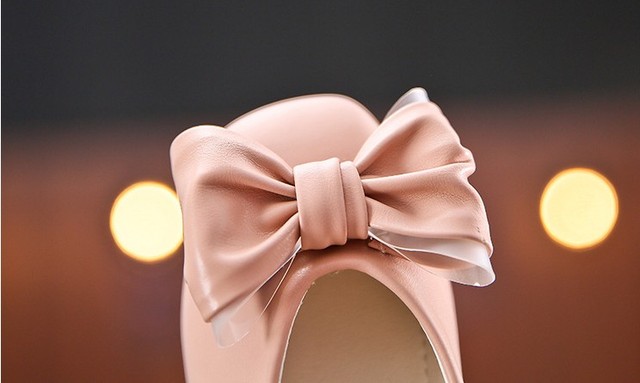 Skórzane buty dziewczęce dla księżniczek - czarny/różowy/beżowy, rozmiary 3-12 lat - Wianko - 20