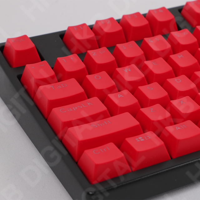 Klawiatura mechaniczna czerwona z podświetleniem przezroczystym, 108 klawiszy, ABS, dla Anne Pro 2 GK61 SK61 GK64, PC Laptop - Wianko - 9