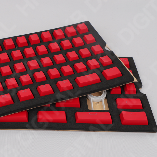Klawiatura mechaniczna czerwona z podświetleniem przezroczystym, 108 klawiszy, ABS, dla Anne Pro 2 GK61 SK61 GK64, PC Laptop - Wianko - 12