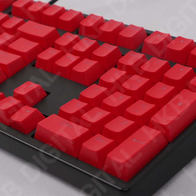 Klawiatura mechaniczna czerwona z podświetleniem przezroczystym, 108 klawiszy, ABS, dla Anne Pro 2 GK61 SK61 GK64, PC Laptop - Wianko - 11