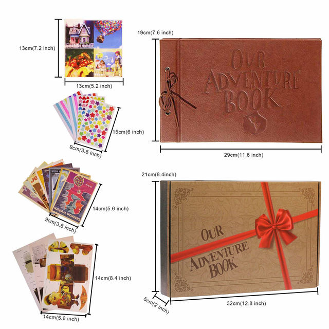 Księga gości Nasze przygody w ręcznie robionym pudełku upominkowym: podróż, retro, vintage - Wianko - 20