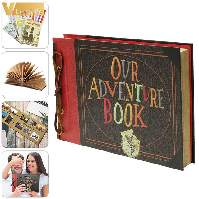 Księga gości Nasze przygody w ręcznie robionym pudełku upominkowym: podróż, retro, vintage - Wianko - 29
