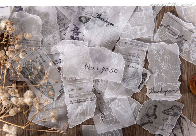 Bloczek notesowy Yoofun Vintage pergamin papier 30 sztuk - idealne tło do scrapbookingu i dekoracji biurowych - Wianko - 14