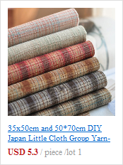Japońska mała tkanina DIY, barwiona przędza, do szycia ręcznie Patchwork pikowania - 50x70cm - Wianko - 1
