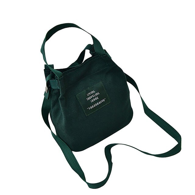 Mini płócienna torba damska Tote z uroczym listem - praktyczna torebka dla kobiet i dziewcząt - Wianko - 7