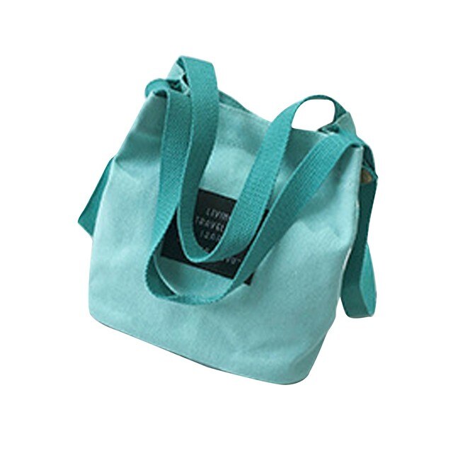 Mini płócienna torba damska Tote z uroczym listem - praktyczna torebka dla kobiet i dziewcząt - Wianko - 6