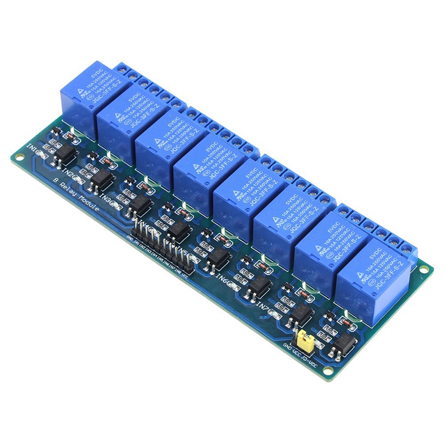 Przekaźnik 8-modułowy z transoptorami 5V/12V do Arduino Raspberry Pi - Wianko - 10