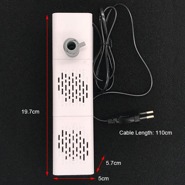 Filtr pompy do akwarium 240V 6W, wewnętrzna pompa głębinowa z Spray Flow, biologiczny Plus i filtr zasilania - Wianko - 11