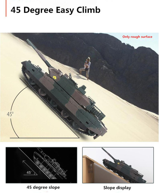 Zdalnie sterowany duży model czołgu ładującego - zabawka dla chłopca zdalnie sterowana zabawka w kształcie samochodowego czołgu - Wianko - 8