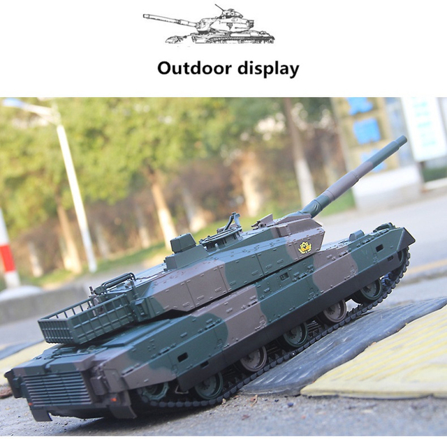 Zdalnie sterowany duży model czołgu ładującego - zabawka dla chłopca zdalnie sterowana zabawka w kształcie samochodowego czołgu - Wianko - 14