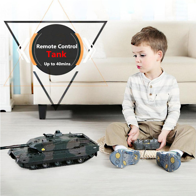 Zdalnie sterowany duży model czołgu ładującego - zabawka dla chłopca zdalnie sterowana zabawka w kształcie samochodowego czołgu - Wianko - 1