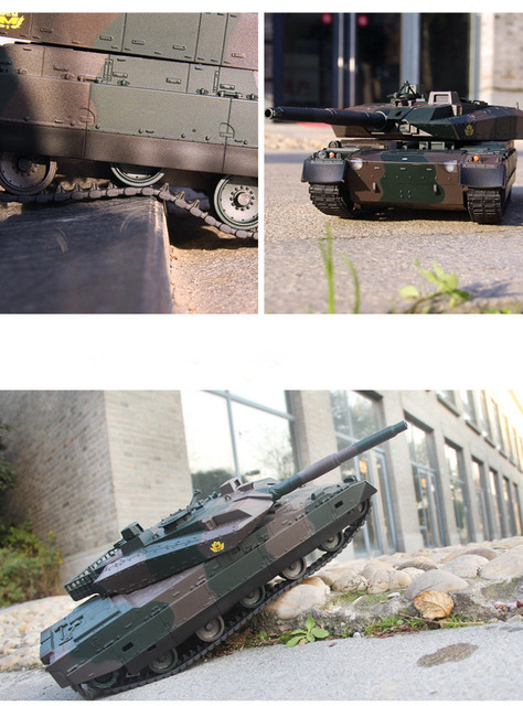Zdalnie sterowany duży model czołgu ładującego - zabawka dla chłopca zdalnie sterowana zabawka w kształcie samochodowego czołgu - Wianko - 16