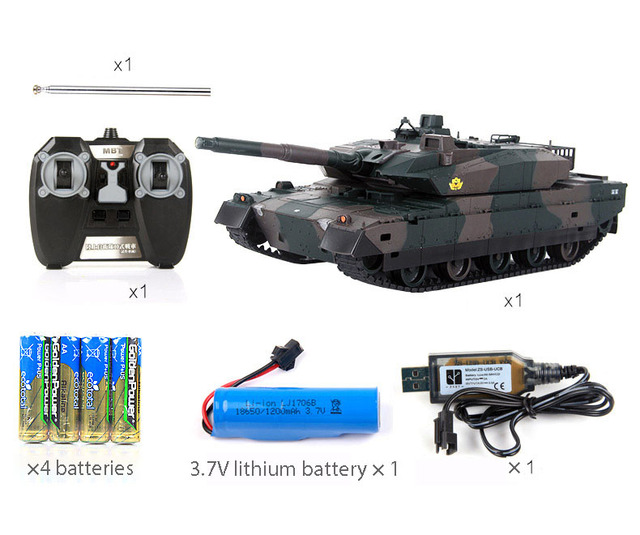 Zdalnie sterowany duży model czołgu ładującego - zabawka dla chłopca zdalnie sterowana zabawka w kształcie samochodowego czołgu - Wianko - 13