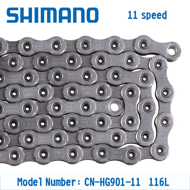 Łańcuch rowerowy SHIMANO 11 Speed CN-HG601 HG701 HG901, 116 linków, oryginalne pudełko, magiczna klamra, droga część rowerowa - Wianko - 10