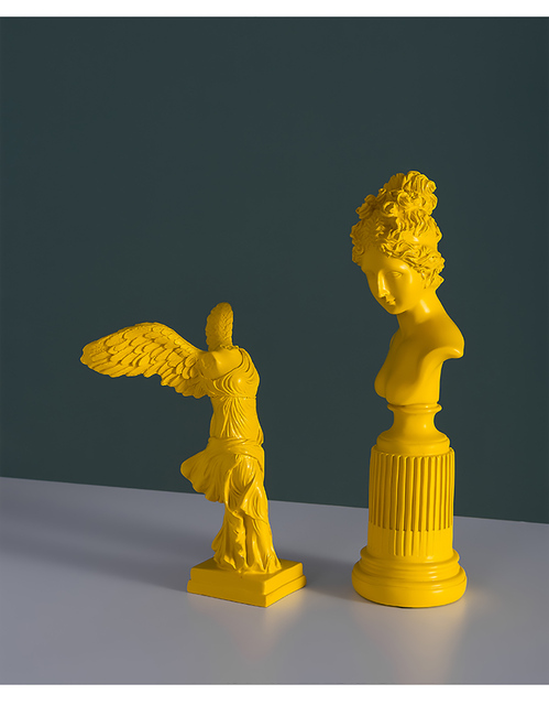 Posąg David – grecki bogini rzeźba do dekoracji, Nordic Venus, żywicza, dom, pokój, rzemiosło, prezenty - Wianko - 5