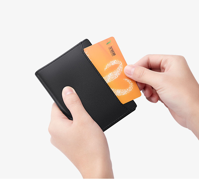 Męski portfel krótki, ultra-cienki, wykonany z pierwszej warstwy skóry bydlęcej wołowej, z przegródką na karty bankowe, idealny nabiznesowe i casualowe wyjścia - nowość 2021 - Wianko - 6