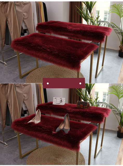 Futrzany dywan Bubble Kiss ze sztucznego futra - jakość, miękkość i elegancja dla salonu i sypialni - Wianko - 20