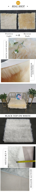 Futrzany dywan Bubble Kiss ze sztucznego futra - jakość, miękkość i elegancja dla salonu i sypialni - Wianko - 5