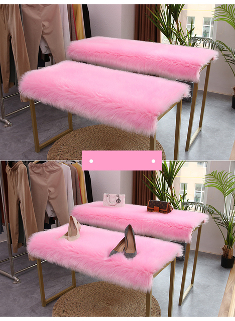 Futrzany dywan Bubble Kiss ze sztucznego futra - jakość, miękkość i elegancja dla salonu i sypialni - Wianko - 19