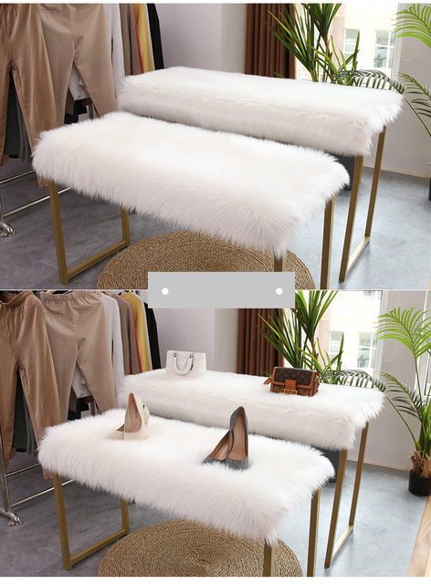 Futrzany dywan Bubble Kiss ze sztucznego futra - jakość, miękkość i elegancja dla salonu i sypialni - Wianko - 25