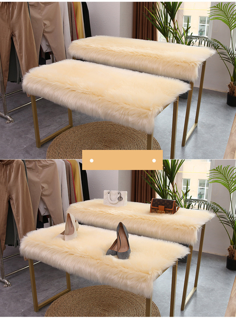 Futrzany dywan Bubble Kiss ze sztucznego futra - jakość, miękkość i elegancja dla salonu i sypialni - Wianko - 18