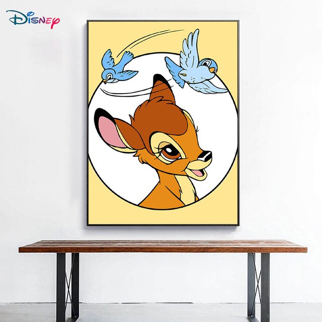 Diamentowy obraz Disney Fawn Bambi - pełny diament, dostosowany ścieg, dekoracja domu - Wianko - 12