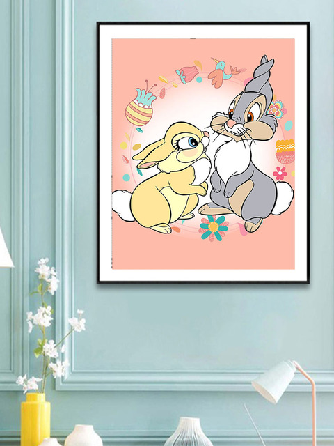 Diamentowy obraz Disney Fawn Bambi - pełny diament, dostosowany ścieg, dekoracja domu - Wianko - 14