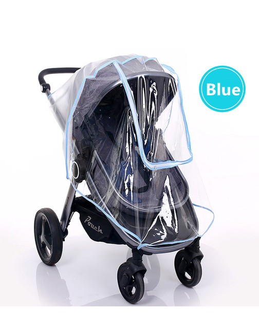 Uniwersalny wodoodporny przezroczysty płaszcz przeciwdeszczowy z zamkiem na wózek dziecięcy - Wianko - 12