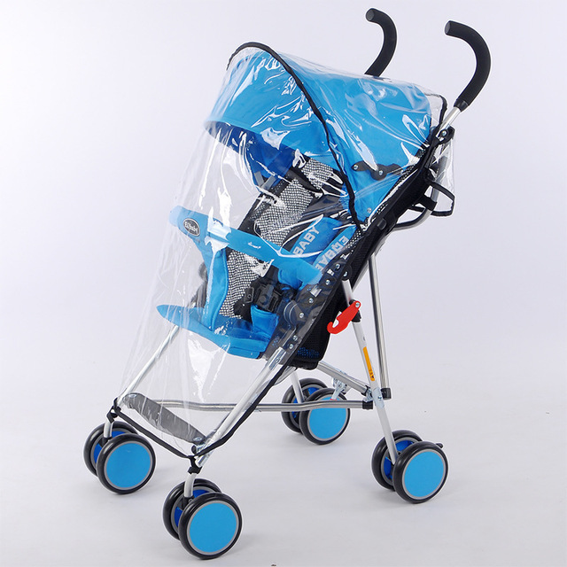 Uniwersalny wodoodporny przezroczysty płaszcz przeciwdeszczowy z zamkiem na wózek dziecięcy - Wianko - 19