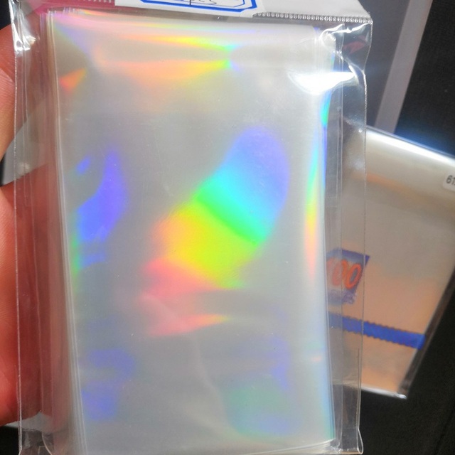 100 sztuk 57x89 Laser Rainbow Hologram - karty do gier planszowych w folii ochronnej - Wianko - 6