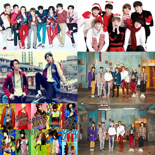 Diamentowe malowidło 5D DIY K-pop Super Junior /SJM: pełna plaza, okrągły haft mozaiki krzyża - Wianko - 1