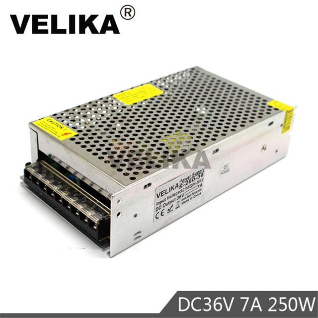 Zasilacz impulsowy DC36V 7A 250W do drukarki 3D, lampy LED, CNC i monitorów CCTV - Wianko - 4