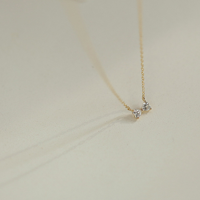 Naszyjnik WOOZU Mini wstążka z kryształem, wykonany z francuskiego srebra 925 dla romantycznych Rock Girl - Wianko - 6