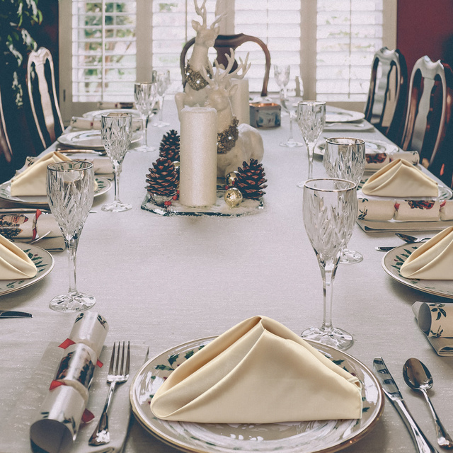 Serwetka stołowa luksusowa zmywalna 40x40 cm kwadratowa Faux satynowa tkanina+ obrus ślubny ozdoby obiadowe - Wianko - 4