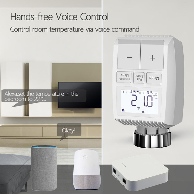 Kontroler temperatury Tuya Zigbee3.0 z głośnikiem i sterowaniem głosowym dla Amazon Alexa i Google Assistant - Wianko - 8