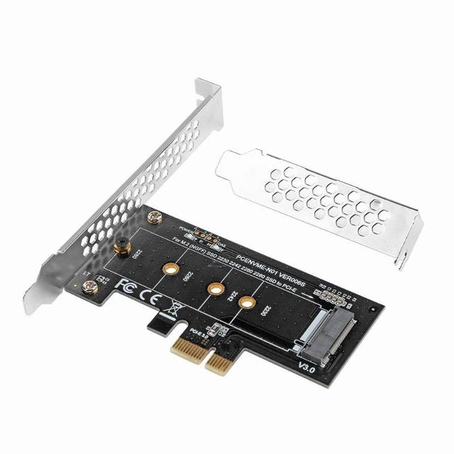 Karta PCI-E X1 do M.2 NVMe - obsługa Samsung PM961, 960EVO, SM961, PM951 M2 SSD, wspornik niskoprofilowy - Wianko - 6