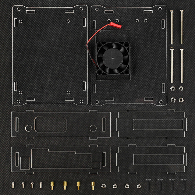 Nvidia Jetson Nano 2GB z przezroczystym obudową akrylową, 2 kamery i wentylatorem chłodzącym - Wianko - 5
