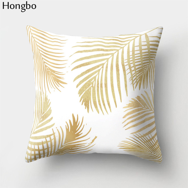 Poszewka na poduszkę z motywem tropikalnych liści leśnych drzew, kwadratowa, do dekoracji samochodu i sofy w domu, marki Hongbo - Wianko - 17
