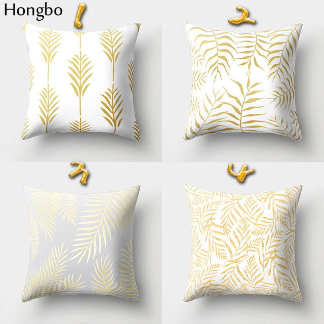 Poszewka na poduszkę z motywem tropikalnych liści leśnych drzew, kwadratowa, do dekoracji samochodu i sofy w domu, marki Hongbo - Wianko - 3