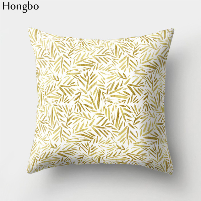 Poszewka na poduszkę z motywem tropikalnych liści leśnych drzew, kwadratowa, do dekoracji samochodu i sofy w domu, marki Hongbo - Wianko - 15